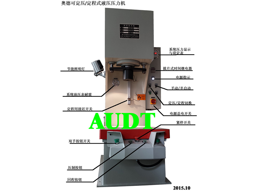 可定壓/定程式液壓壓力機